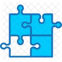 Jigsaw Problem Solving Teamwork Icon