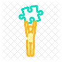 Jigsaw Human Puzzle Icon
