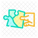 Jigsaw Puzzle Hand Icon