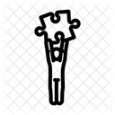 Jigsaw Human Puzzle Icon