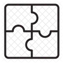 Jigsaw Puzzle Tiling Puzzle Mind Game Icon