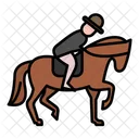 Deporte Caballo Deportes Icono