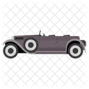 Jipe Vintage Carro Transporte Icon