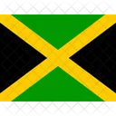 Jm Jamaica Banderas Iso Icono