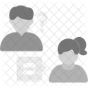 Job Vorstellungsgesprach Vorstellungsgesprach Symbol