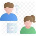 Job Vorstellungsgesprach Vorstellungsgesprach Symbol