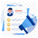 Job Announcement  Icon