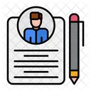 Resume Cv Job Profile Icon