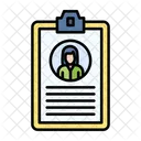 Resume Cv Job Profile Icon
