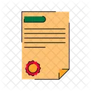 Job application letter  Icon