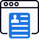 Job Apply Application Resume Icon