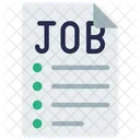 Job Description Description Recruitment Notice Icon