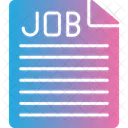 Job Description Employment Document Icon