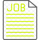 Job Description Employment Document Icon