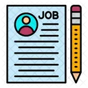 Job Resume Recruitment Icon