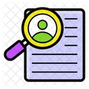 Job Search Recruitment Search Talent Icon
