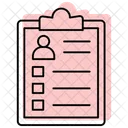 Job Profile Color Shadow Line Icon Icon