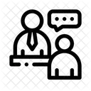 Vorstellungsgesprach Beschaftigung Einstellung Symbol