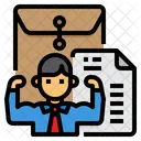 Human Resources Interview Email Icon