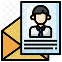 Job Letter Employee Cv Letter Icon