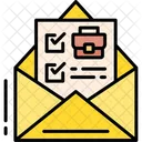 Job Offer Business Email Icon
