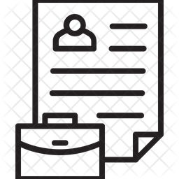 Job Profile Icon - Download in Line Style