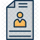 Job Profile Job Application Resume Icon