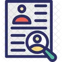 Job Profile Job Application Resume Icon