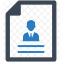 Cv Resume Profile Icon