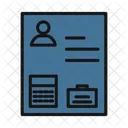 Job Profile Job Application Resume Icon