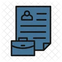 Job Profile Job Application Resume Icon