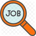 Job Search Recruitment Search Hiring Icon