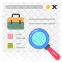 Job Search Vacancy Search Search Employment Icon