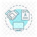 Hr Hiring Career Icon