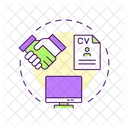 Hr Hiring Career Icon