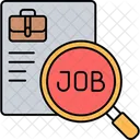 Job Search Hiring Recruitment Icon