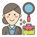 Job Seeker Female Icon