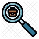 Recruitment Recruit Job Search Icono