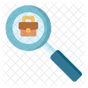 Recruitment Recruit Job Search Icono
