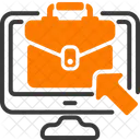 Job Seeking Recruitment Resume Icon