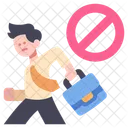 Work Stop Worker Icon