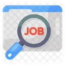 Stellensuche Stellensuche Jobsuche Symbol