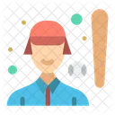 Jogador de baseball  Ícone