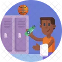 Bola De Basquete Bola Jogador Ícone