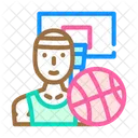 Basquete Esporte Cor Ícone