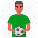 Jogador De Futebol Jogador De Equipe Homem Ícone