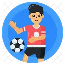 Esportista Jogador Jogador De Futebol Icon