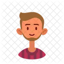 Avatar Prof Flat Ícone