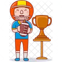 Jogador de futebol americano  Ícone
