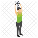 Jogador De Futebol Jogador De Futebol Jogo Olimpico Ícone